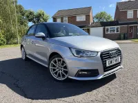Used Audi A1 Sportback S-Line 125 HP (91 kW) 2017 Silver Hatchback
