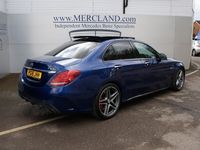 used Mercedes C63S AMG C-Class 2016 16 MERCEDES BENZAMG PREMIUM V8 BI-TURBO 4.0 PETROL BLUE NIGHT P