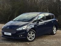 Used Ford S-MAX Titanium 150 HP (110 kW) 2017 Blue MPV