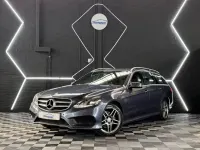 Used Mercedes E220 AMG line 177 HP (130 kW) 2015 Blue Estate