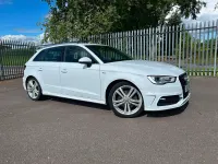 Used Audi A3 S-Line 180 HP (132 kW) 2013 White Hatchback