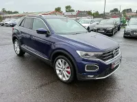 Used VW T-Roc SEL 150 HP (110 kW) 2019 Blue SUV