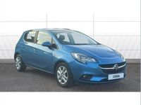 Used Vauxhall Corsa Design Edition 90 HP (66 kW) 2017 Blue Hatchback