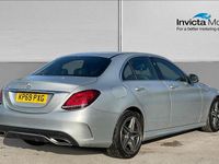 Used Mercedes C220 AMG Line Premium 194 HP (142 kW) 2019 Silver Sedan