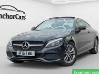 Used Mercedes C200 Premium 184 HP (135 kW) 2016 Black Coupe