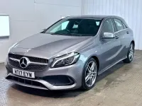 Used Mercedes A180 AMG Line Premium 109 HP (80 kW) 2017 Grey Hatchback