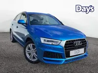 Used Audi Q3 S-Line 150 HP (110 kW) 2017 Blue SUV