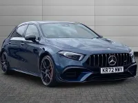 Used Mercedes A45 AMG AMG 421 HP (309 kW) 2023 Blue Hatchback