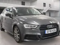 Used Audi A3 Black Edition 116 HP (85 kW) 2018 Sedan