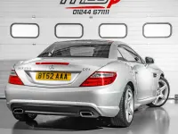Used Mercedes SLK250 AMG 204 HP (150 kW) 2014 Silver Cabriolet