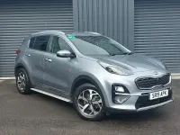 Begagnad Kia Sportage Platinum Edition 130 HK (95 kW) 2019 Silver SUV
