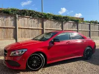 Used Mercedes CLA220 AMG line 2019 Red Coupe