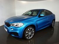 used BMW X6 3.0 XDRIVE30D M SPORT EDITION 4d AUTO-FINISHED IN LONG BEACH BLUE WITH IVORY WHITE NAPPA Coupe