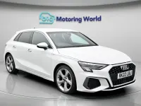 Used Audi A3 Sportback S-Line 2022 White Hatchback