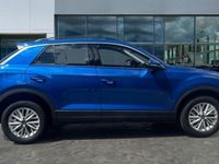 Used VW T-Roc Life 110 HP (80 kW) 2022 Ravenna blue metallic  SUV