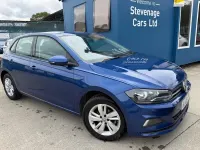 Used VW Polo SE 93 HP (68 kW) 2018 Blue Hatchback