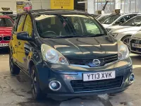 Begagnad Nissan Note N-TEC 110 HK (80 kW) 2013 Blå Halvkombi
