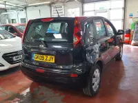 Used Nissan Note Visia 110 HP (80 kW) 2009 Black Hatchback