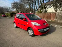 Used Peugeot 107 68 HP (50 kW) 2008 Red Hatchback