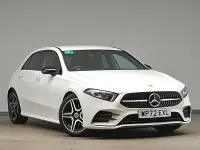 Used Mercedes A180 AMG Line Premium 136 HP (100 kW) 2023 White Hatchback