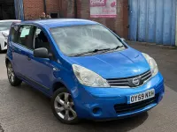 Used Nissan Note Visia 110 HP (80 kW) 2009 Blue Hatchback