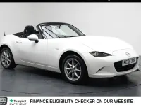 Used Mazda MX5 131 HP (96 kW) 2015 White Cabriolet