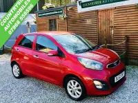 Used Kia Picanto 68 HP (50 kW) 2013 Red Hatchback