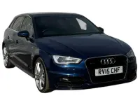 Used Audi A3 Sportback S-Line 184 HP (135 kW) 2015 Blue Hatchback