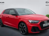 Used Audi A1 Sportback Black Edition 95 HP (69 kW) 2022 Red Hatchback