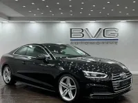 Used Audi A5 S-Line 190 HP (139 kW) 2019 Black Coupe