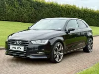 Used Audi A3 110 HP (80 kW) 2015 Black Hatchback