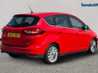 Used Ford C-MAX Titanium 125 HP (91 kW) 2018 Red MPV