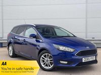 Used Ford Focus Zetec 115 HP (84 kW) 2015 Blue Estate
