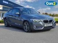 Usado BMW 218 Sport Line 147 CV (108 kW) 2018 Gris Coupe