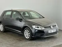 Used VW Golf VII S 125 HP (91 kW) 2018 Black Hatchback