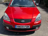 Used Kia Rio 97 HP (71 kW) 2009 Red Hatchback