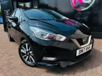 Used Nissan Micra Acenta 71 HP (52 kW) 2017 Black Hatchback