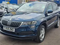 Gebraucht Skoda Karoq SE 150 PS (110 kW) 2019 Blau SUV