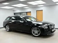 Used Mercedes E220 AMG line 194 HP (142 kW) 2017 Black Estate