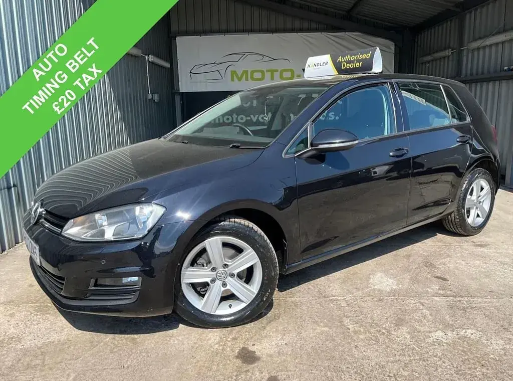 Usado VW Golf VII Edition 110 HP (80 kW) 2017 Preto Citadino