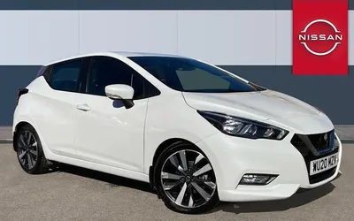 Używany Nissan Micra Acenta 117 KM (86 kW) 2020 Biały Hatchback