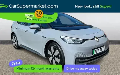Begagnad VW ID.3 Pro Performance 150 kW (204 HK) 2021 Grå Halvkombi