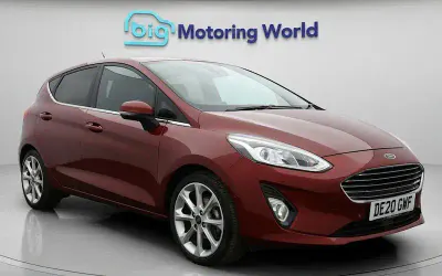 Używany Ford Fiesta Titanium X 95 KM (69 kW) 2020 Czerwony Hatchback