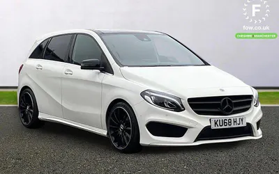 Usado Mercedes B200 AMG Line Premium Plus 136 CV (100 kW) 2018 Blanco Monovolumen