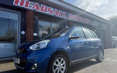Second-hand Nissan Micra Acenta 80 CP (58 kW) 2015 Albastru Hatchback