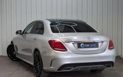 Begagnad Mercedes C250 AMG Line Premium Plus 204 HK (150 kW) 2016 Silver Sedan