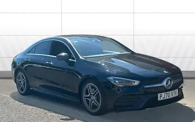Usado Mercedes CLA180 AMG Line Premium Plus 136 HP (100 kW) 2021 Preto Sedan