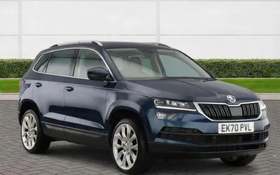 Używany Skoda Karoq SE L 150 KM (110 kW) 2020 Niebieski SUV