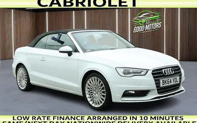 Begagnad Audi A3 Cabriolet Sport 140 HK (102 kW) 2014 Vit Cab