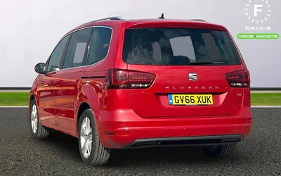 Usado Seat Alhambra SE 184 CV (135 kW) 2016 Rojo Monovolumen